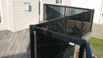 Balustrade Railing Glass Grey 16.76 mm Thickness Low Maintenance