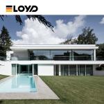 Aluminium Bifold Folding Patio Doors Double Clear Tempered Glass OEM