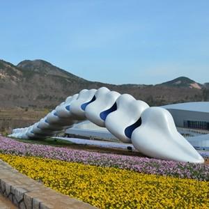 Buy cheap The Outdoor Stainless Steel Urban Sculpture,The Earth Backbone By Artist from wholesalers