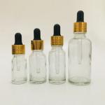 Matte Frosted Black Glass Essential Oil Dropper Bottle 50ml 100ml 120ml