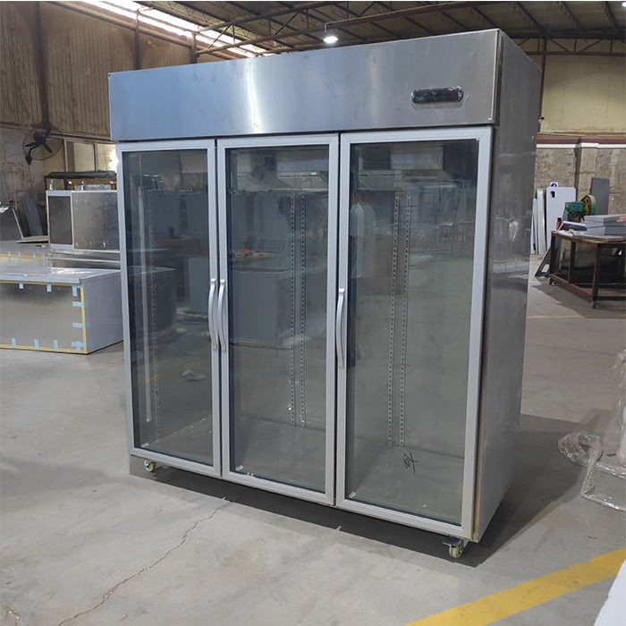 110W 1500L Commercial Stainless Steel Refrigerator Freezer