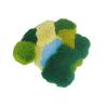 Buy cheap Pure Handmade Wool Green Moss Carpet 1000*830mm Modern Living Room Rugs from wholesalers