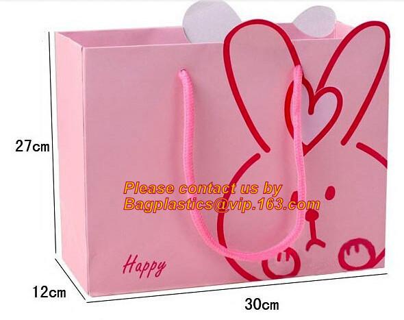 Buy cheap luxury Custom color shopping paper carrier bag hot sale, OPP PET PVC colorful wedding candy gift paper bag, BRAND LOGO from wholesalers