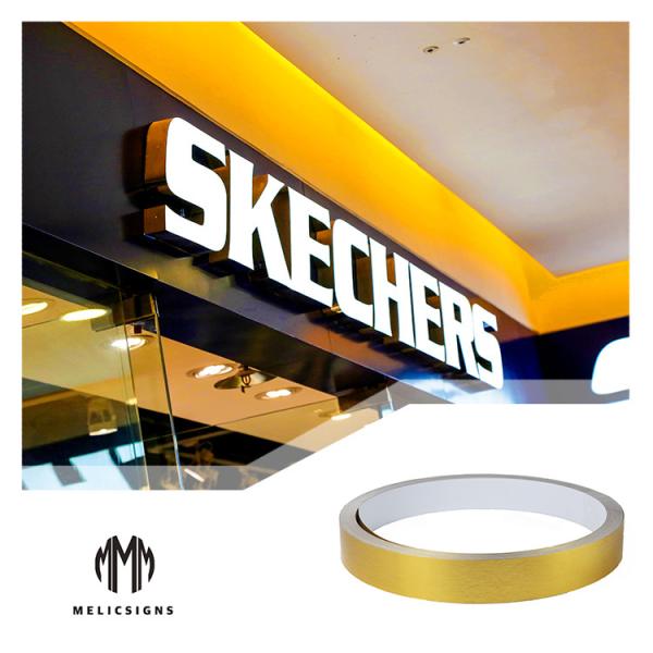 Buy cheap Led Neon Light Letter Channel Letter Aluminum trim Cap Materials For Backlit Letter Sign from wholesalers