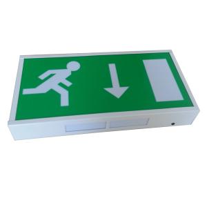 Wholesale Indoor Steel Casing LED Running Man Exit Sign Wall Surface Maintained Operation from china suppliers