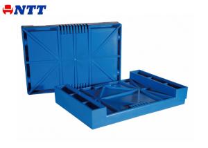 Wholesale 1 Cavity Injection Molded Parts Sprue Gate Blue Color PP Plastic Base Top from china suppliers