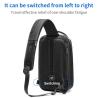 Buy cheap High quality printed logo new casual Shoulder Sling Crossbody Bag Custom logo Travel Men's Chest Bags from wholesalers