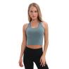 Buy cheap Medium Support Womens Longline Sports Bra 87 Nylon Material Casual Style from wholesalers