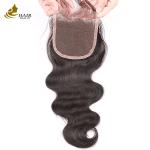 Wholesale Good Quality Brazilian Virgin Body Wave Human Hair 4*4 Lace Closure