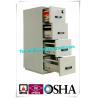 Buy cheap Steel Waterproof Fire Resistant File Cabinet , Two Drawer Fire Rating Storage Cabinet from wholesalers