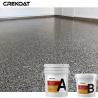 Buy cheap Transparent Topcoat Epoxy Resin Floor Coating Broadcasted With Chip Flakes from wholesalers