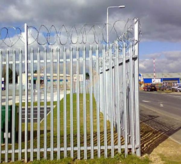 Buy cheap Customized Outdoor Steel Palisade Fencing Zinc Plating Security Morden from wholesalers