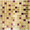 Buy cheap Decorative Mosaic Stainless Steel Glossy Color Strip Glass Backsplash Mosaic from wholesalers
