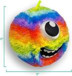 Accepted OEM ODM 9" Furry Friendz Toy Ball with PVC Inner Ball Material