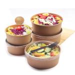 Buy cheap Biodegradable Paper Bowl Packaging Salad Bowl Grade Paper Round Hot Soup 20 Oz from wholesalers