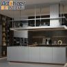 Buy cheap Modern Solid Wood Kitchen Cabinet With Luxury Island And Customized Size Furniture Set from wholesalers