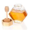 Buy cheap Hexagonal shape Clear Glass Kitchen Food Storage Jar With Stainless Steel Lid Or Clear Lid from wholesalers
