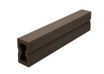 Waterproof 40 X 30mm Hollow Composite Decking Joist Plastic Wood Deck Boards
