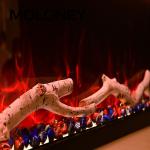 Indoor Wall Mounted Insert LED Electric Fireplace Simulate Log 50in