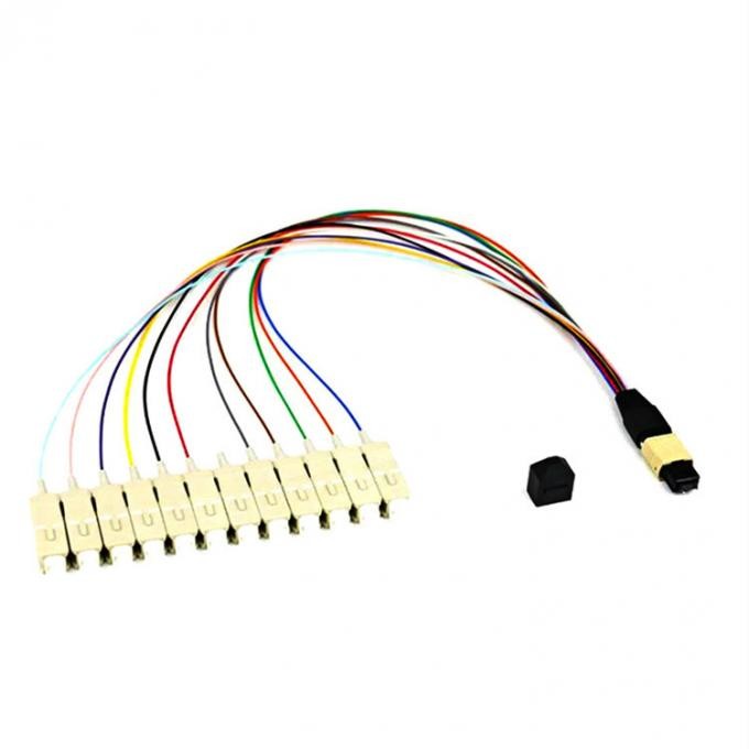 SC UPC 0.9mm OM2 Om3 Fiber Optic Cable Multimode
