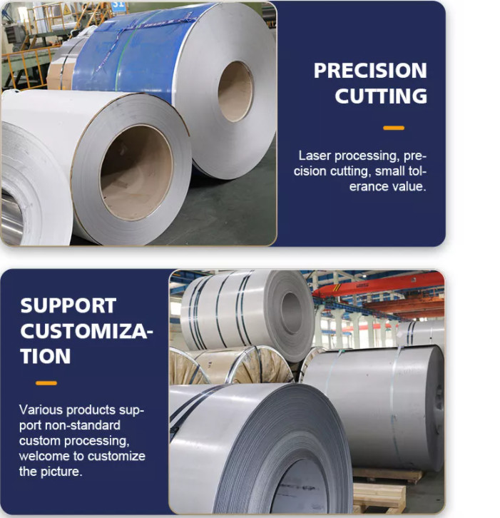 2500mm Width Cold Rolled Stainless Steel Strip Coil 2mm For Chemical Industry
