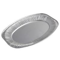 Buy cheap Dish Aluminum Foil Pans 20 - 200mic Thickness For High Grade Fast Food product