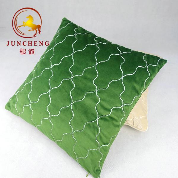 Buy cheap Wholesale solid velvet fabric cushion home decoration velvet quilted cushion cover from wholesalers