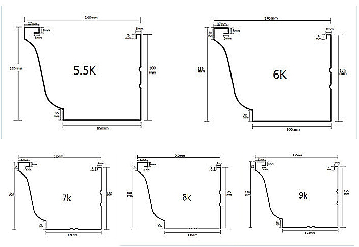 1.5 Inch Chain Downspout Roll Forming Machine