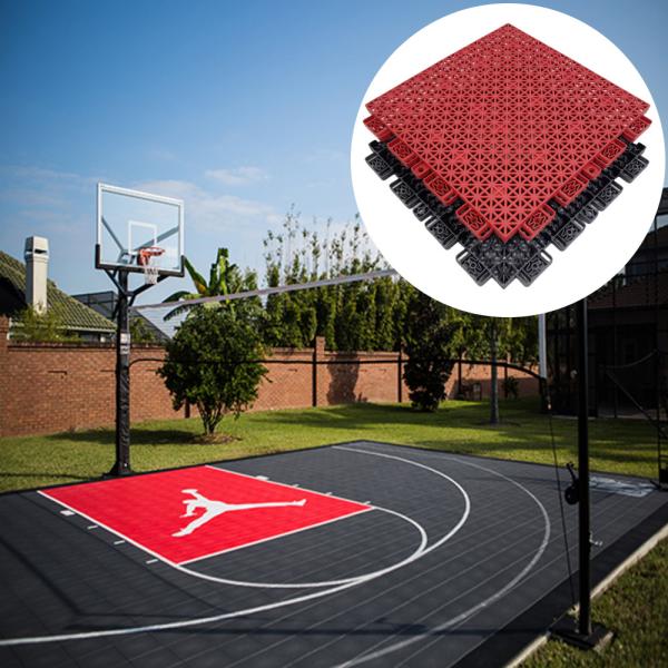 Buy cheap Pvc Sports Floor Tiles Interlocking Pp Plastic Outdoor Basketball Court Tiles from wholesalers