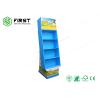 Buy cheap Customized Products Corrugated Floor Display Shelf , Supermarket Cardboard Display Stand from wholesalers