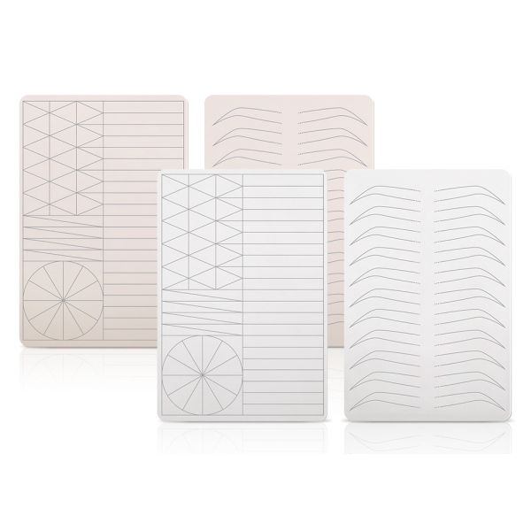 Buy cheap Eyebrows Permanent Makeup Practice Skin Circular Square Pattern 50.2g from wholesalers