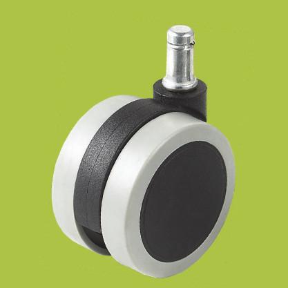 Buy cheap 65mm black ring stem furniture casters with pressure brake 20kg from wholesalers