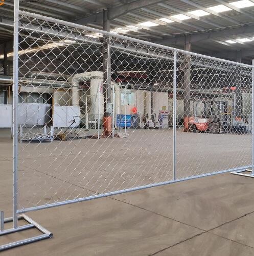 1.5mm Temporary Security Fencing Self Standing Chain Link