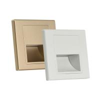 Buy cheap LED Recessed Wall Mount Light Socket 1.5 Watt White Golden product