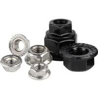 Buy cheap Stainless Steel Flange Nut General Industry M4 M5 M6 M8 M10 M12 Black Yellow product