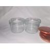 Buy cheap High Transparent food grade Caviar glass Jar standard 8OZ 240ml With Metal Lid from wholesalers
