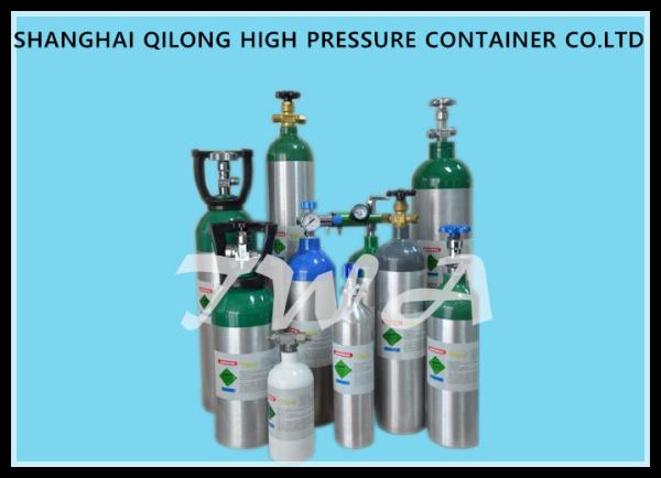 Buy cheap 4L Seamless Aluminum Medical Gas Cylinder 30 / 31Mpa Test Pressure from wholesalers