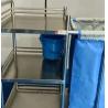 Buy cheap 3 Layers Medical Push Cart , Rescue Metal Medical Trolley from wholesalers