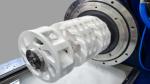 Powerful NMM Large Flow Bead Mill 22KW Bottom Discharge Grinding Media 0.3-1.2mm