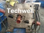 Aluminum Or Galvanized Steel Round Downspout Roll Forming Machine For Making