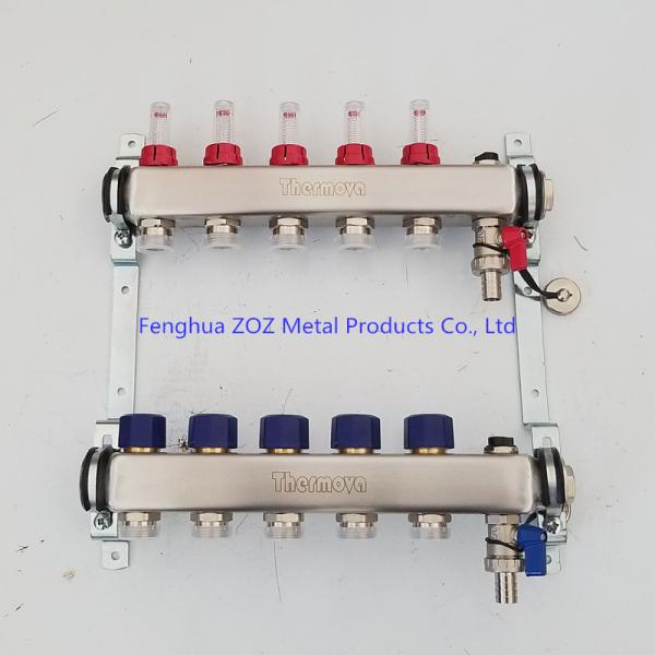 Buy cheap Stainless Steel 304 Water Radiant Floor Heating Manifolds from wholesalers