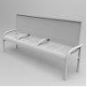 Buy cheap Customized Anticorrosion 2070mm Metal Patio Bench from wholesalers