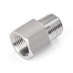 Round Stainless Steel Pipe Fittings NPT Reducing Cast Pipe Adapter Fitting