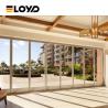 Buy cheap Hurricane Proof Medium Narrow Aluminum Folding Patio glass Doors For Houses Interior from wholesalers