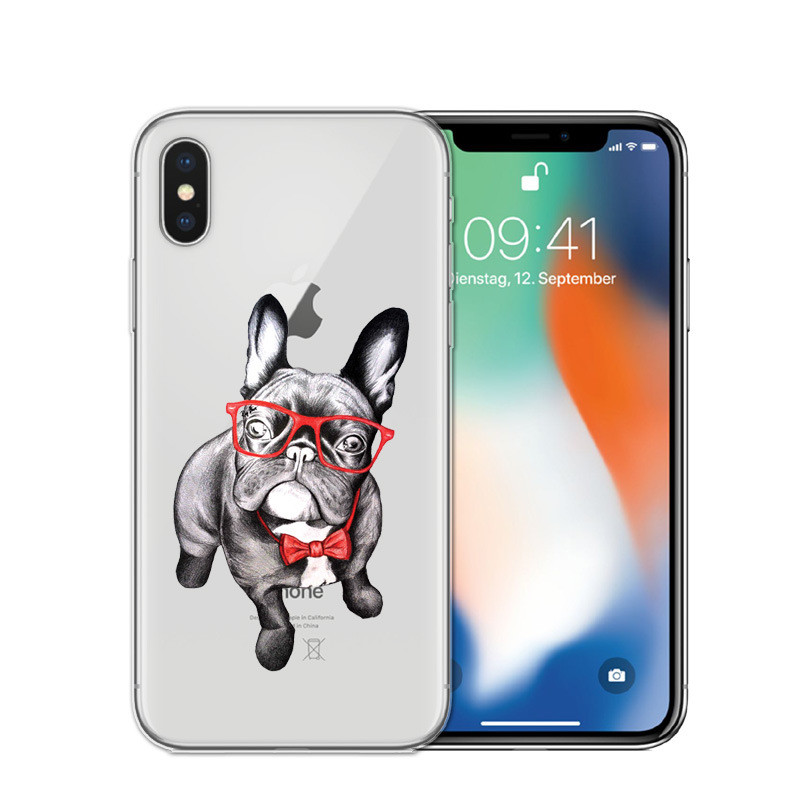 1.5mm Plastic Mobile Phone Cases , Dog Animal Photos Cute Cell Phone Cover