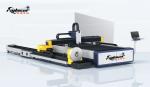 Sheet Metal Pipe Laser Cutter 1kw 1.5kw 2kw 3kw 4kw with Pneumatic Rotary Chucks