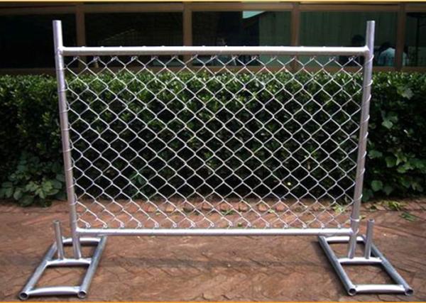 Buy cheap Cross Brace Chain Link Builders Security Fencing Hot Galvanized Surface from wholesalers