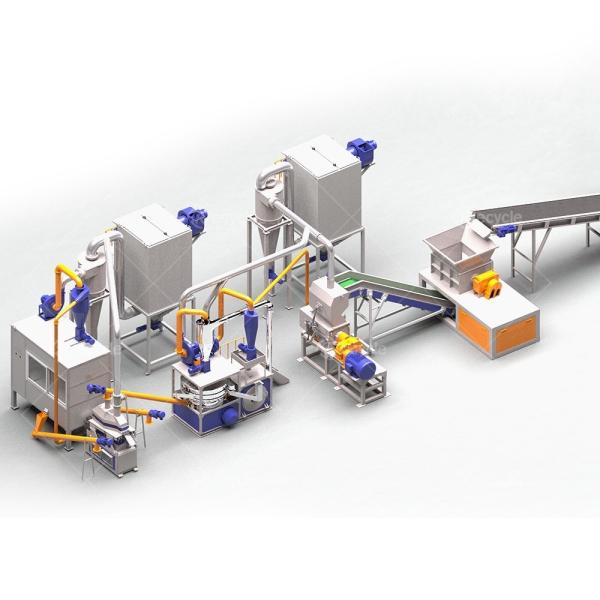 Buy cheap State-of-the-Art 300-1000 Kg/h Capacity Photovoltaic Panel Recycling Plant for Plastic from wholesalers