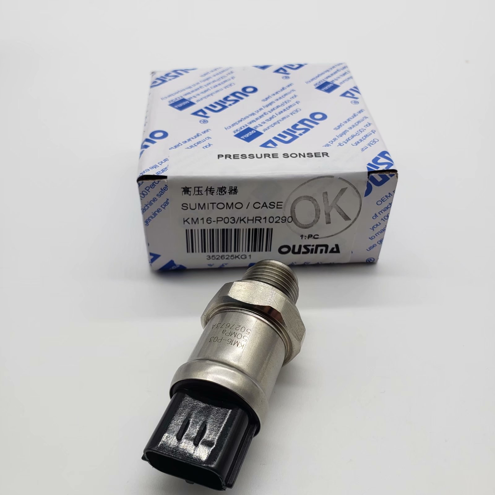 OUSIMSA KM16-P03 KH10290 High Pressure Sensor Switch For Excavator SUMITOMO Spares Parts