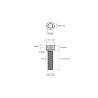 Buy cheap M8-M12 304 Stainless Steel Cylindrical Head Hexagon Socket Screw DIN912 CNC Mechanical Shafts from wholesalers